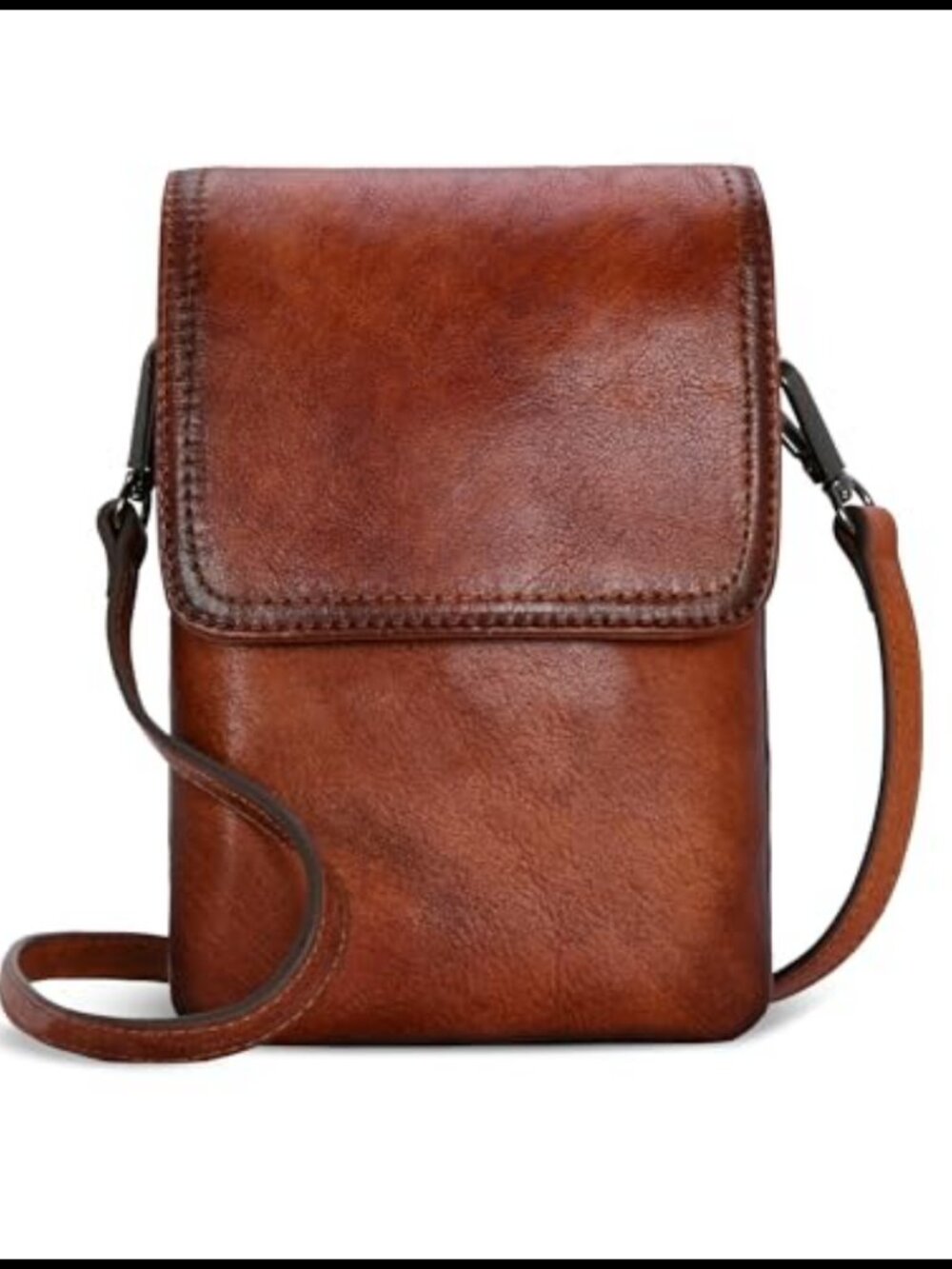Genuine Leather RFID Blocking Small Crossbody Bag